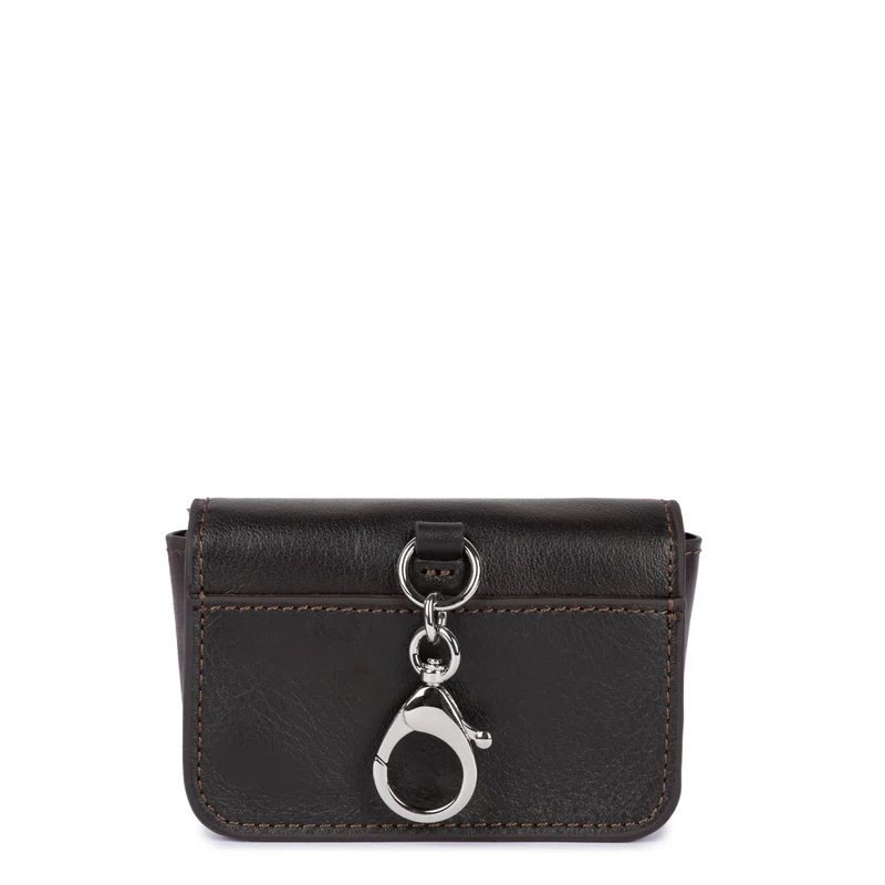 Lancaster Porte-cartes Soft PM Noir/Marron