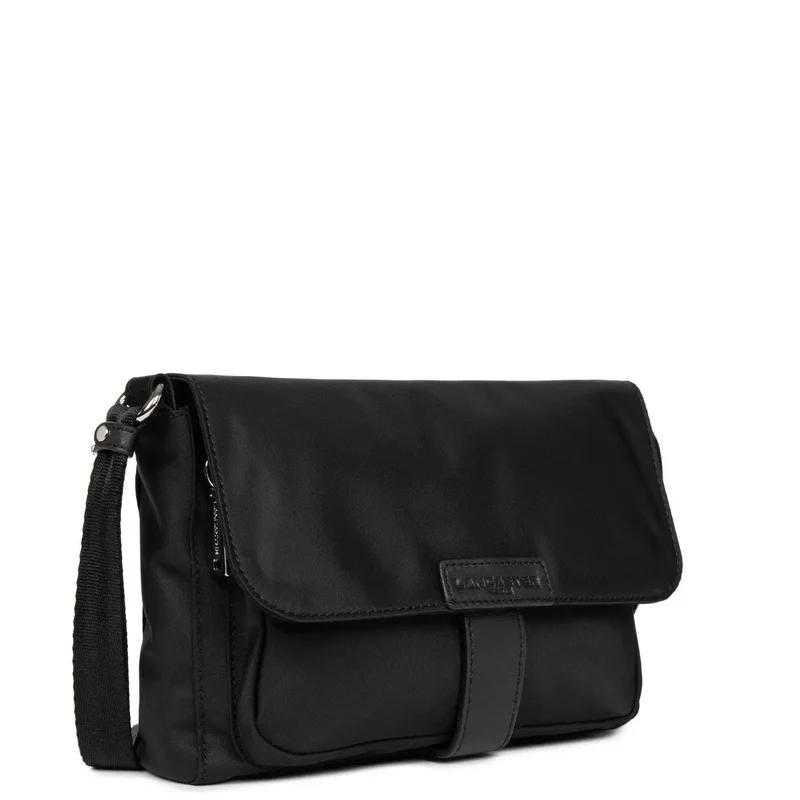 Lancaster Sac rabat porté croisé Noir