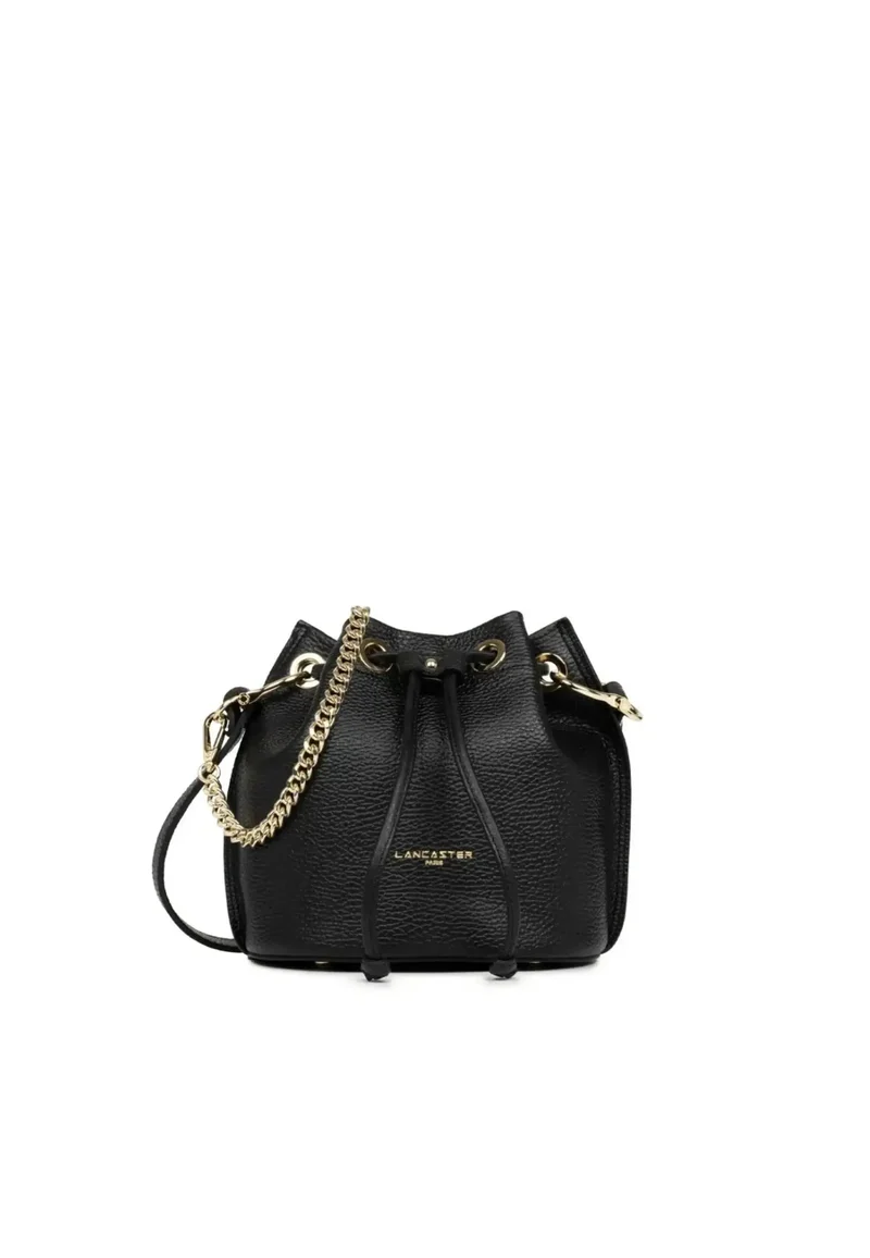 Lancaster Bourse Alba Double S Noir/Nude