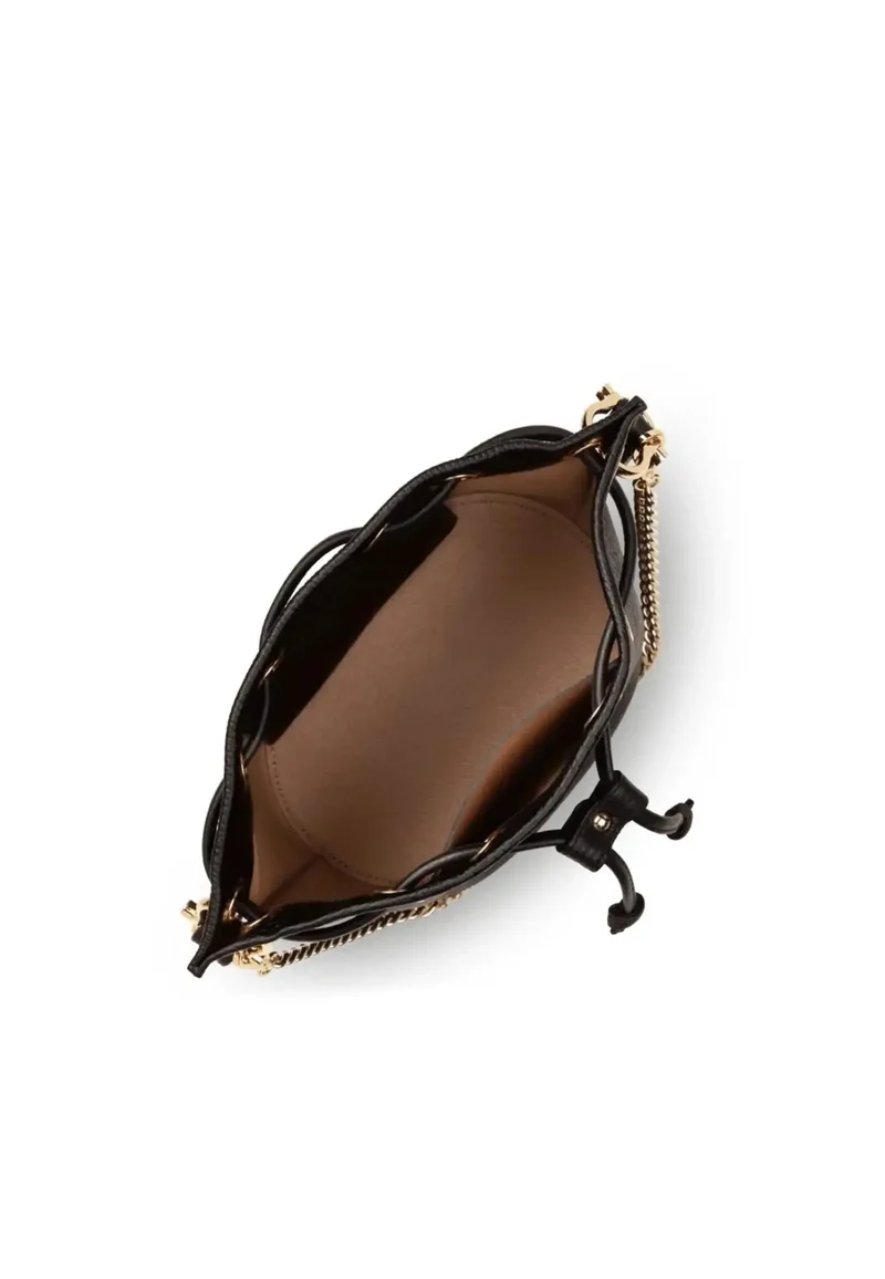 Lancaster Bourse Alba Double S Noir/Nude