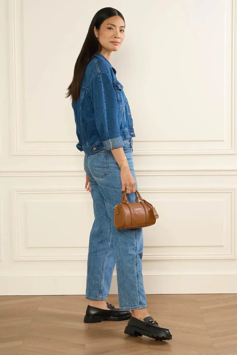 Lancaster Sac polochon Zippé S Milano Ana Camel