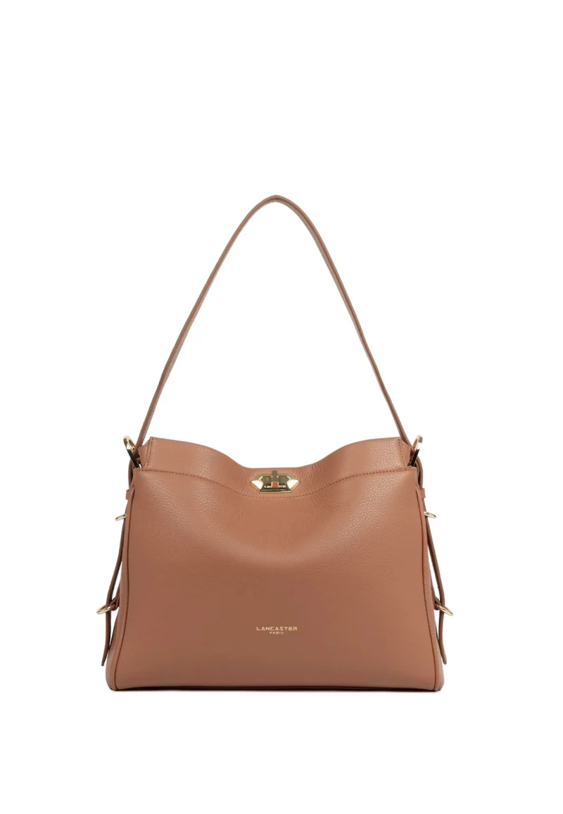 Lancaster Sac hobo Avec fermoir L Lady ROMY Camel