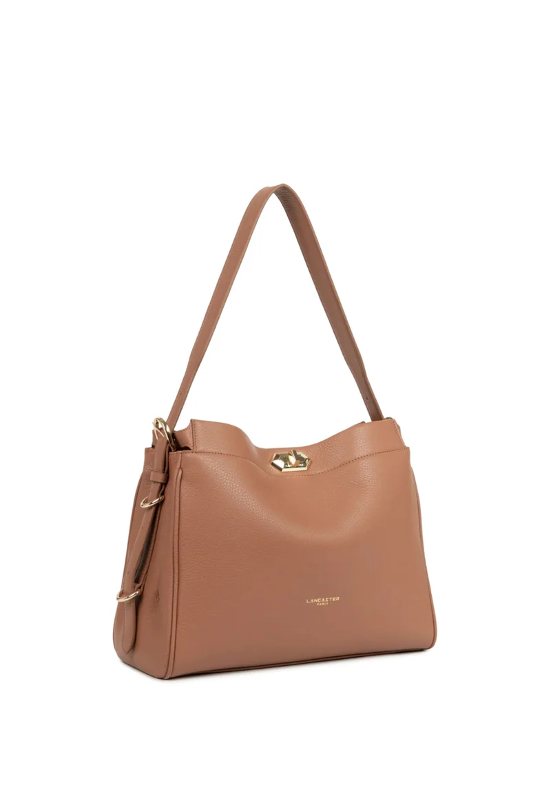 Lancaster Sac hobo Avec fermoir L Lady ROMY Camel