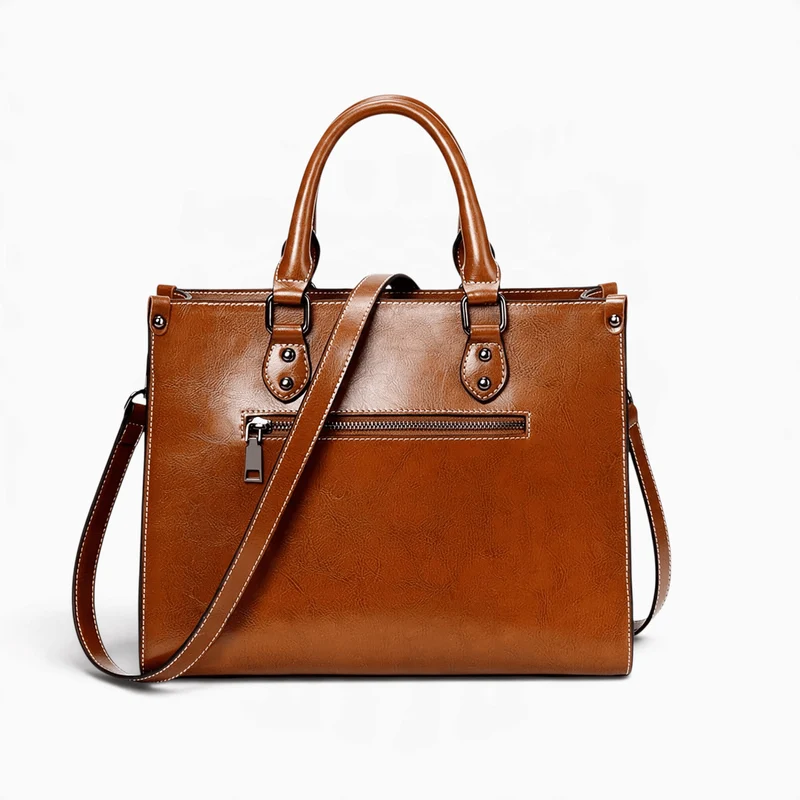 Sac à Main Femme Cuir Véritable Grande Capacité