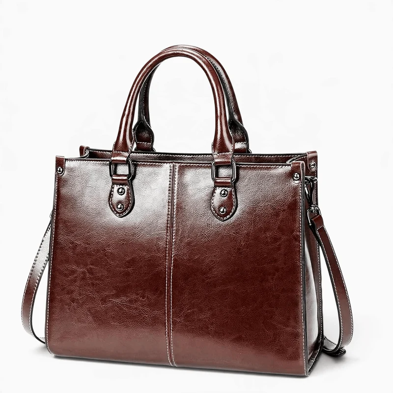 Sac à Main Femme Cuir Véritable Grande Capacité