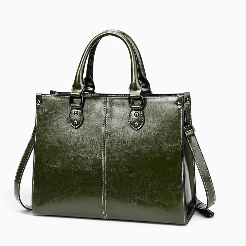 Sac à Main Femme Cuir Véritable Grande Capacité