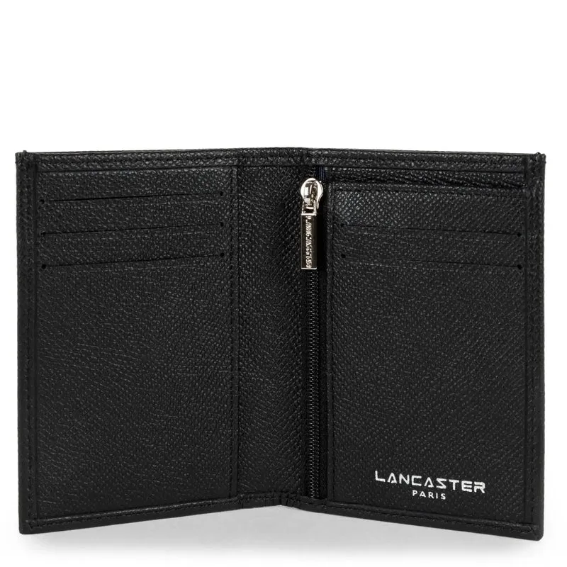 Lancaster Porte-cartes Pliée Delphino Lucas Noir