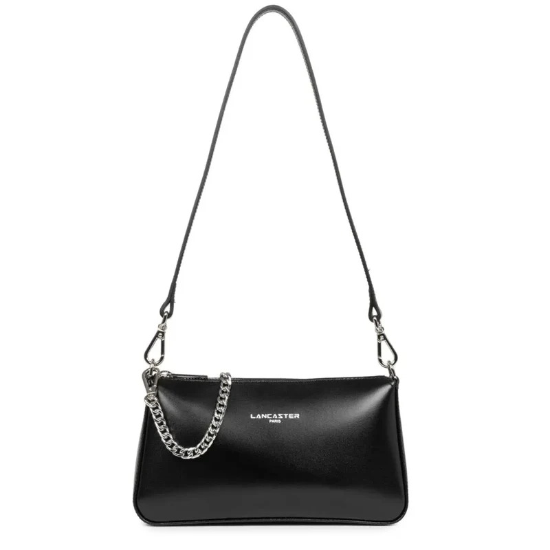 Lancaster Sac trotteur Zippée Suave Even Noir