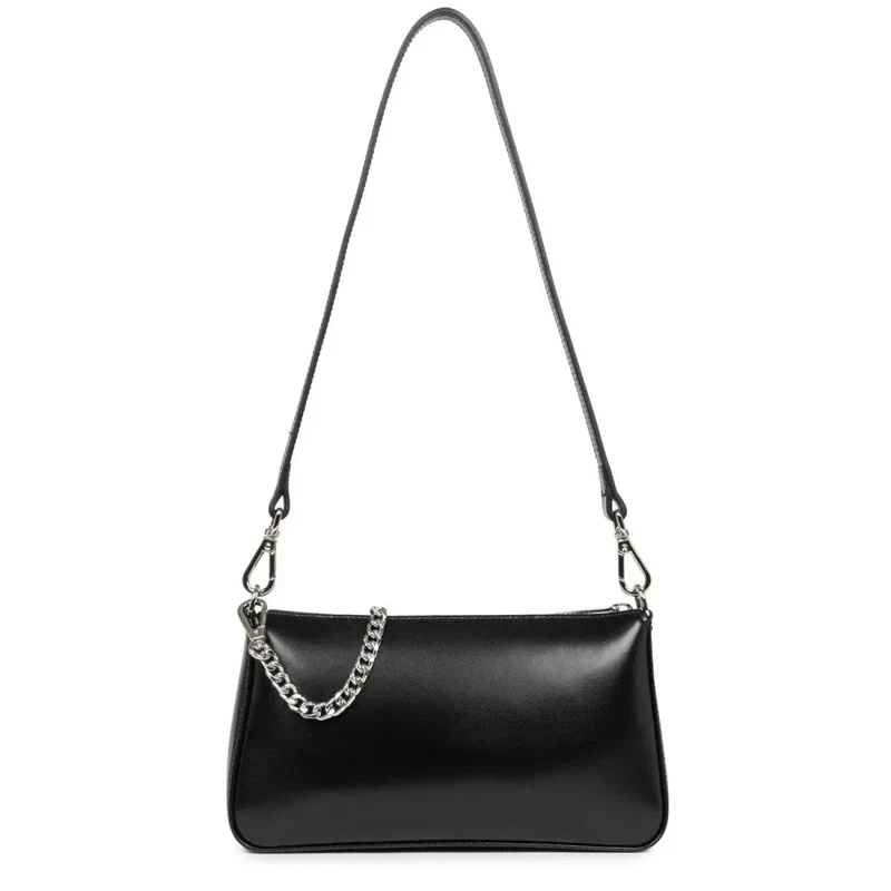 Lancaster Sac trotteur Zippée Suave Even Noir