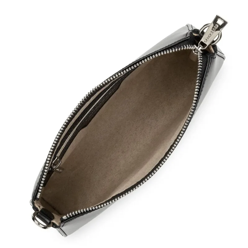 Lancaster Sac trotteur Zippée Suave Even Noir