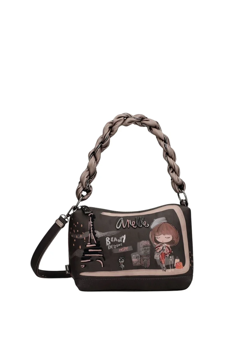 Anekke Sac bandoulière Mademoiselle Marron