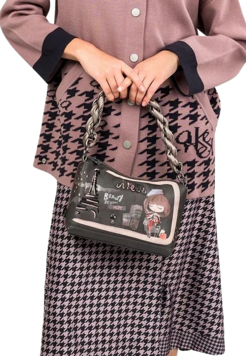 Anekke Sac bandoulière Mademoiselle Marron