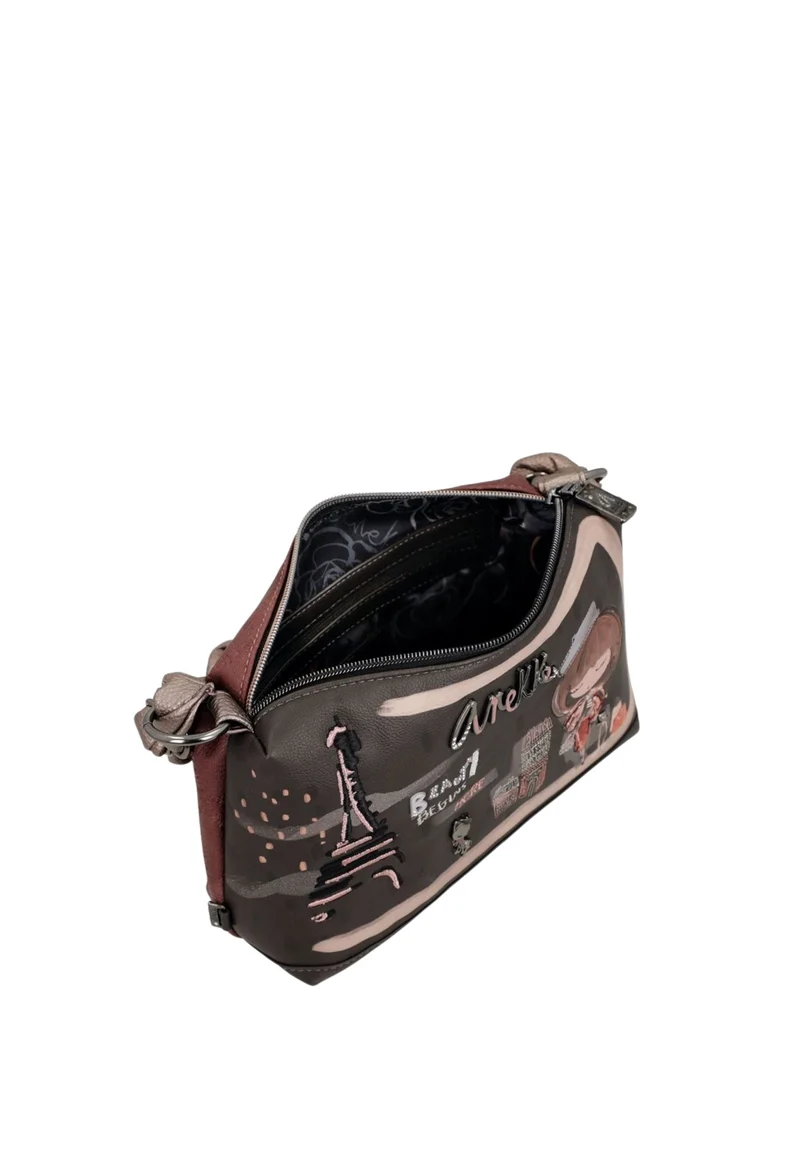 Anekke Sac bandoulière Mademoiselle Marron