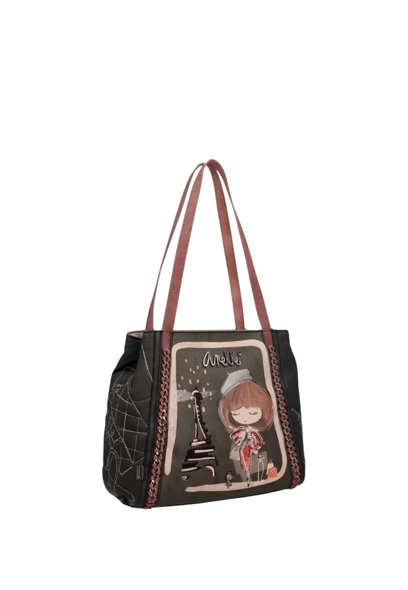 Anekke Sac Cabas décontracté Mademoiselle Noir