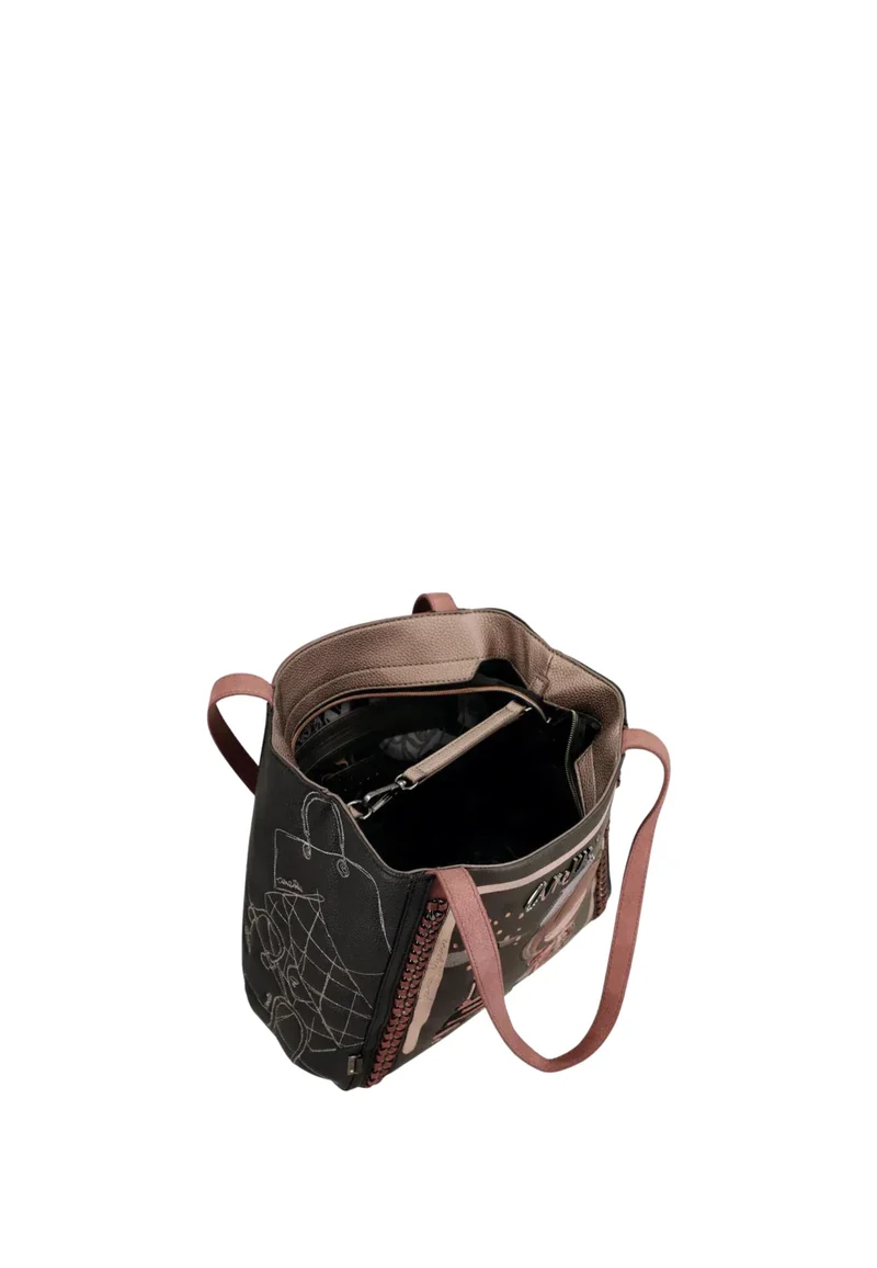 Anekke Sac Cabas décontracté Mademoiselle Noir