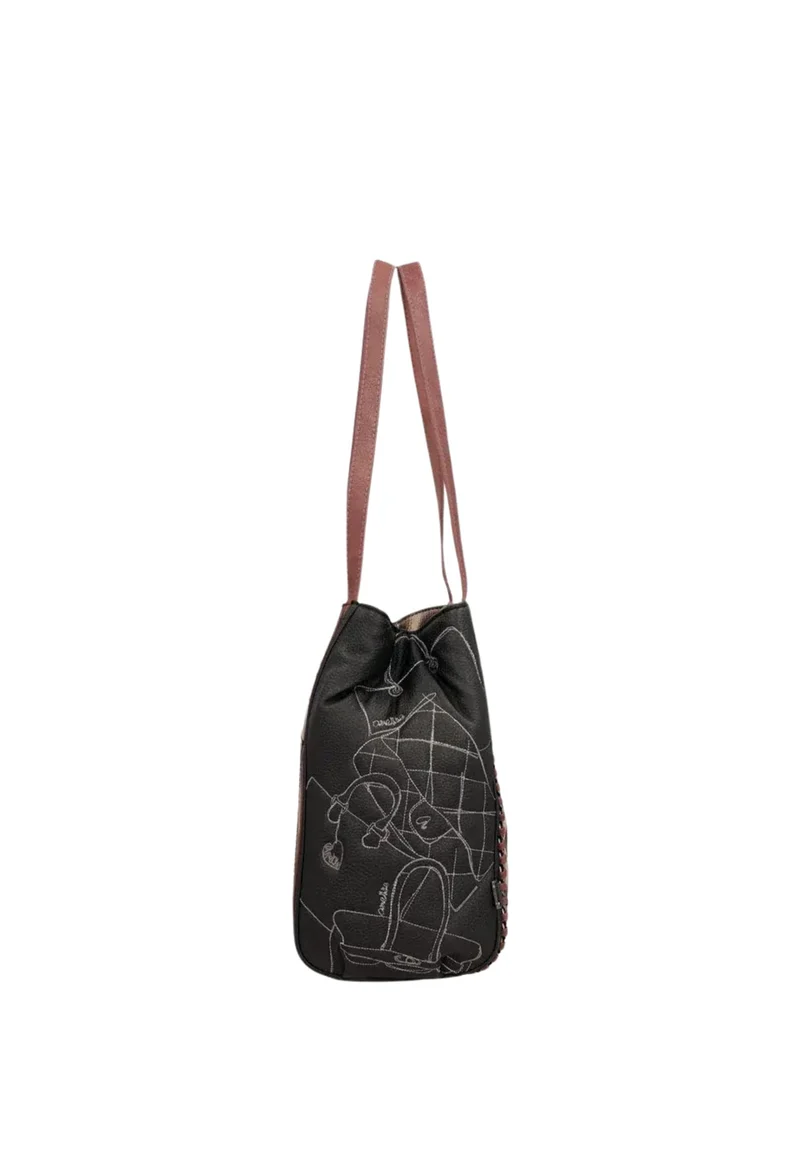 Anekke Sac Cabas décontracté Mademoiselle Noir