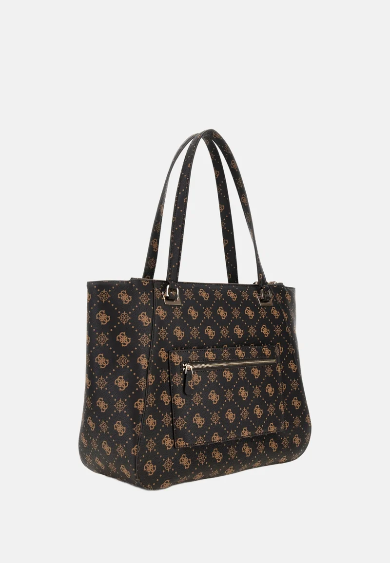 Guess Sac Voyage Calebra Tote Espresso Logo