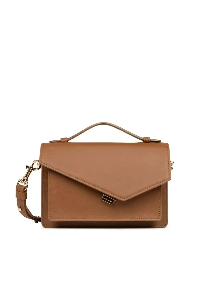 Lancaster Sac à Main A rabat avec fermoir Zoé Camel