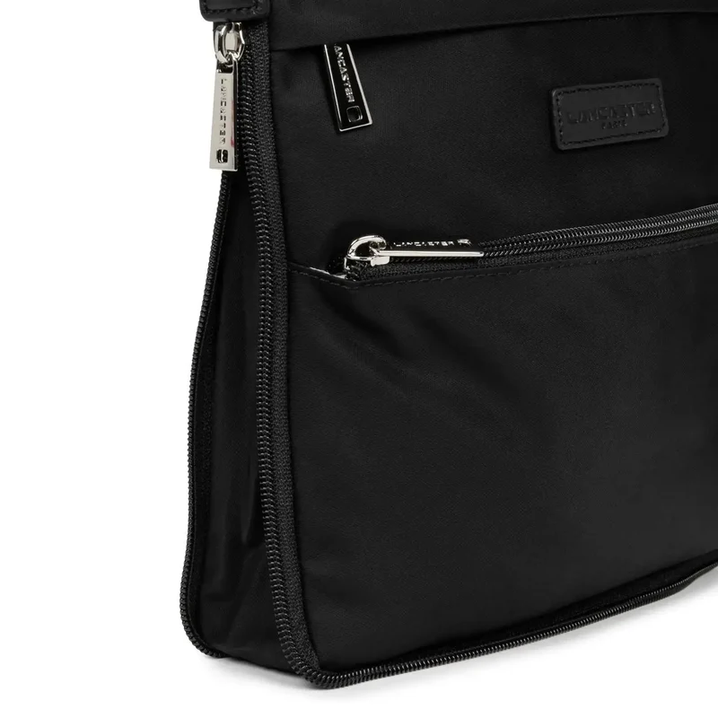Lancaster Sac zippé Basic sport Noir