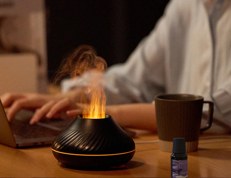 Diffuseur d'huile essentielle, Lampe à flamme pour Aromathérapie | Volcano™