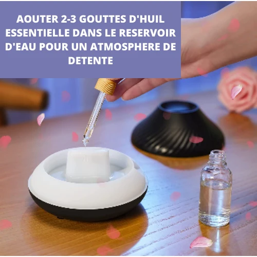 Diffuseur d'huile essentielle, Lampe à flamme pour Aromathérapie | Volcano™