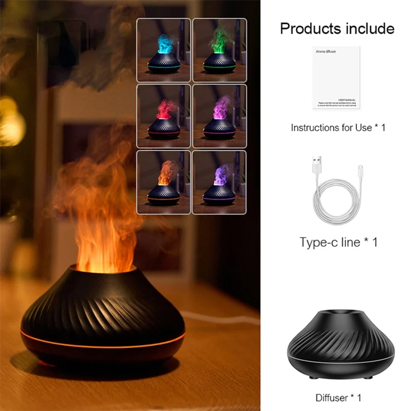 Diffuseur d'huile essentielle, Lampe à flamme pour Aromathérapie | Volcano™