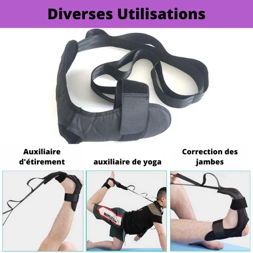 Sangle Yoga, étirement des jambes | Stretchpower™