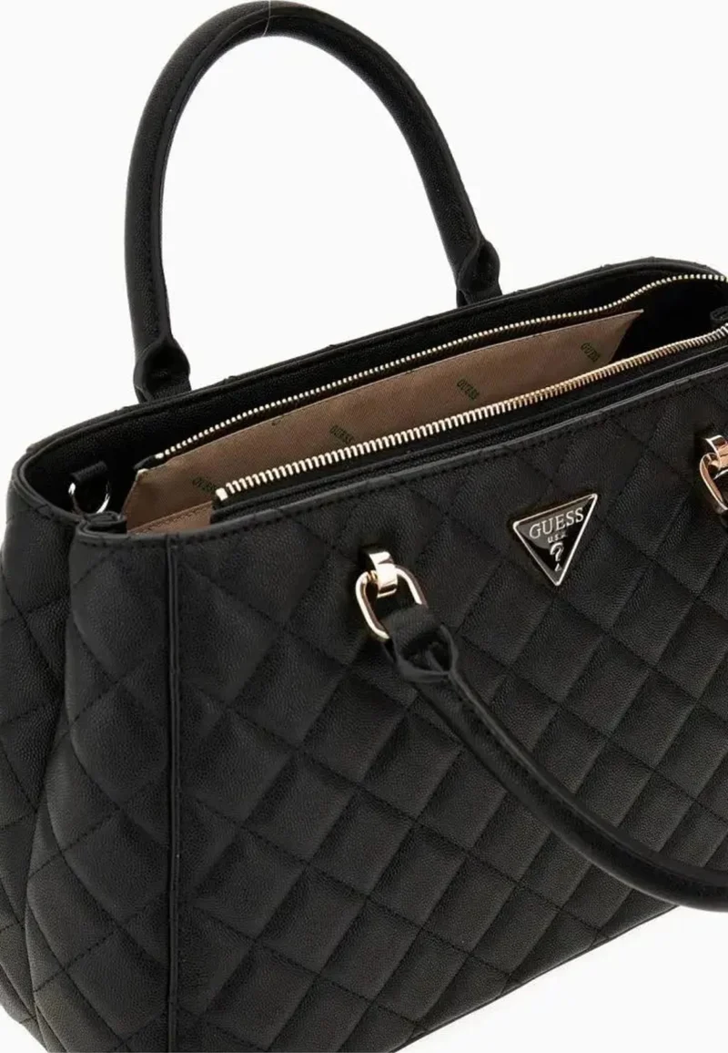 Guess Sac Bandoulière Eco Carly Girlfriend Black