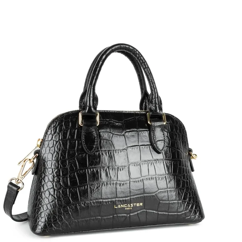 Lancaster Sac demi lune Zippée M Exo Noir