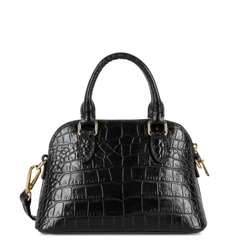 Lancaster Sac demi lune Zippée S Exo Noir