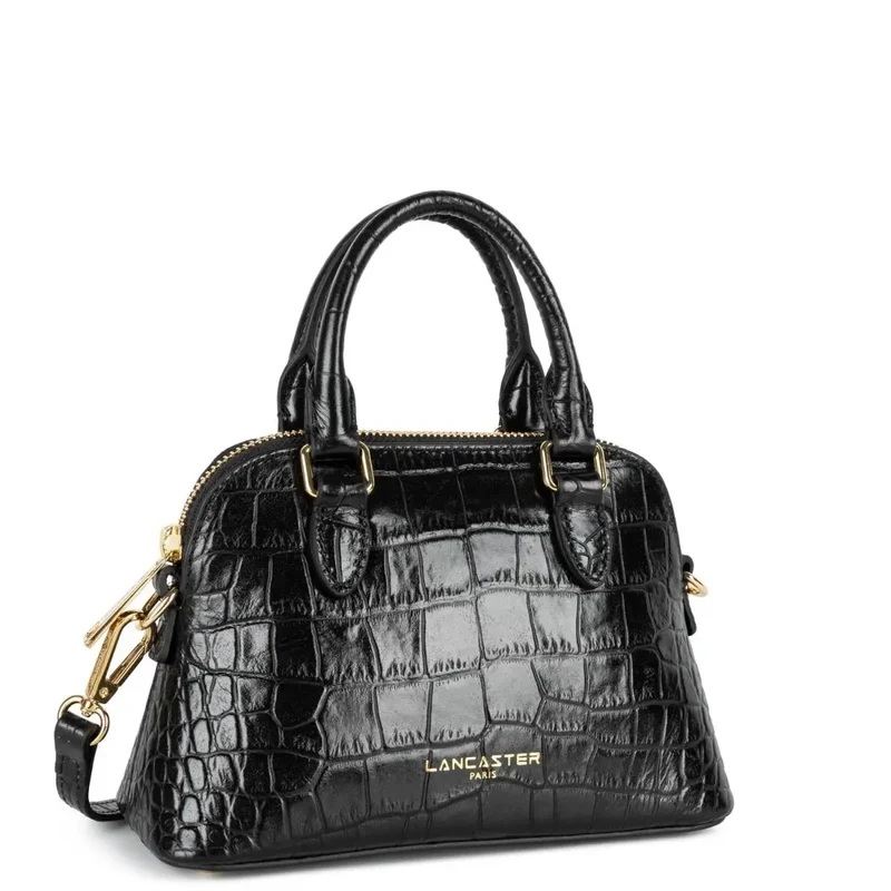 Lancaster Sac demi lune Zippée S Exo Noir