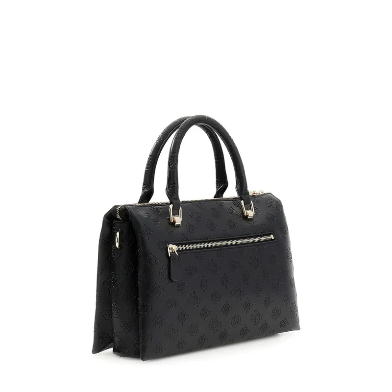Guess Sac Bandoulière Dita Dome Satchel Black Logo