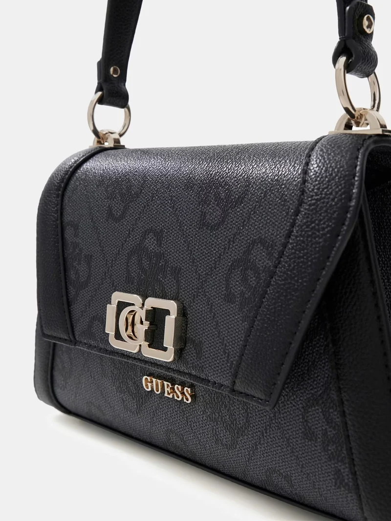 Guess Sacs à main Karnilla Logo Bucket Coal Logo