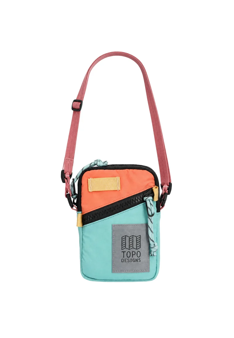 Topo Designs Sacoche Mini Shoulder Bag Rose/Geode Green