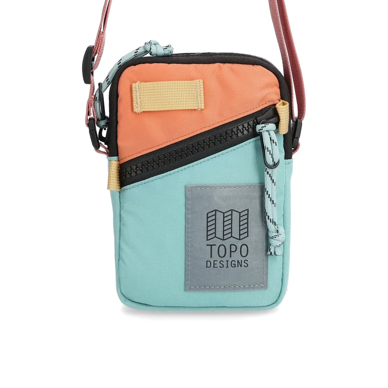 Topo Designs Sacoche Mini Shoulder Bag Rose/Geode Green