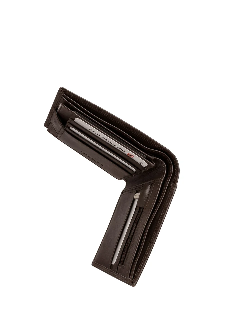 Francinel Portefeuille italien cuir de vachette Marron