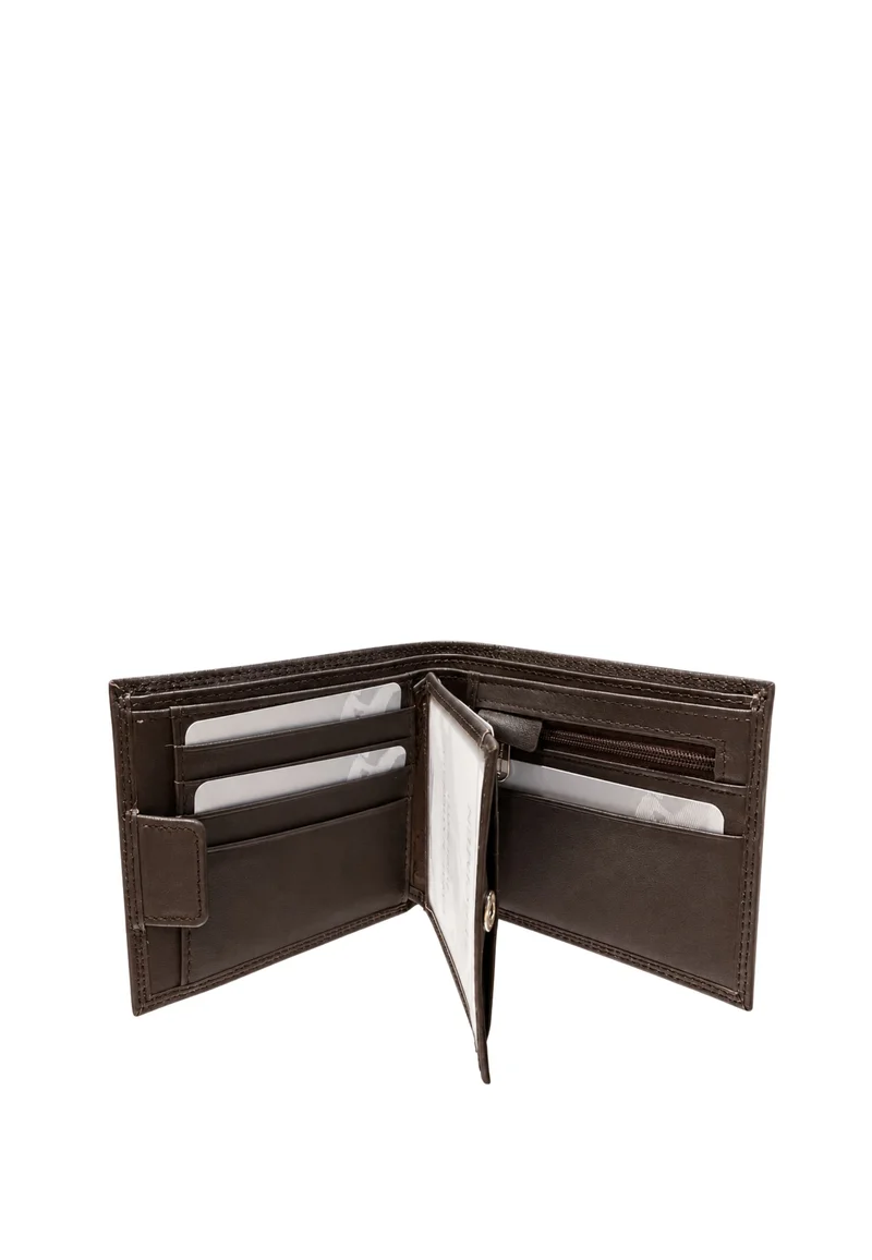 Francinel Portefeuille italien cuir de vachette Marron