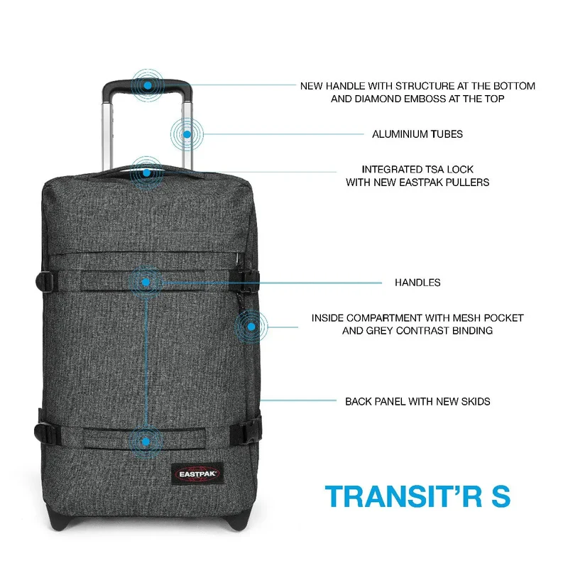 Eastpak Valise Transit'R S Black Denim