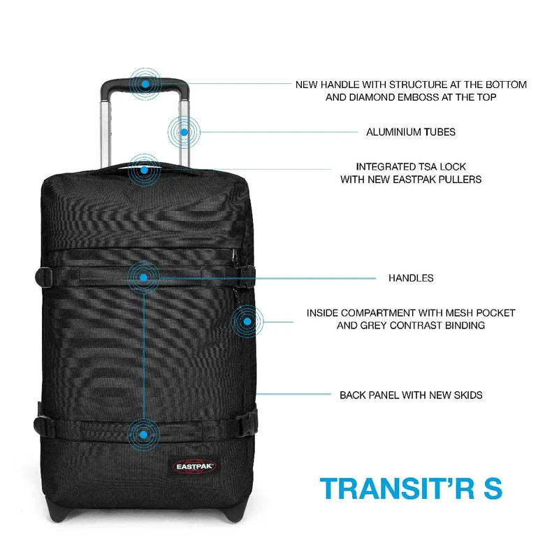 Eastpak Valise Transit'R S Black