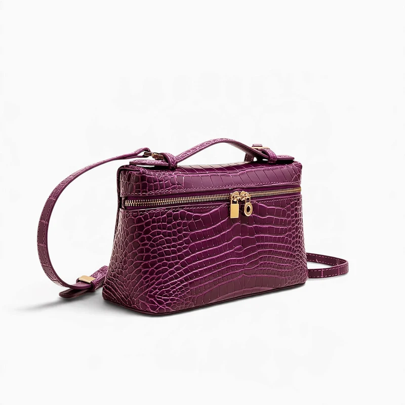 Petit Sac Bandoulière Femme Crocodile