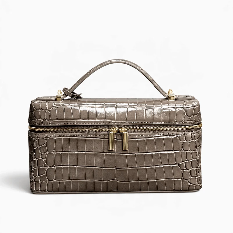 Petit Sac à Main Femme Cuir Effet Crocodile