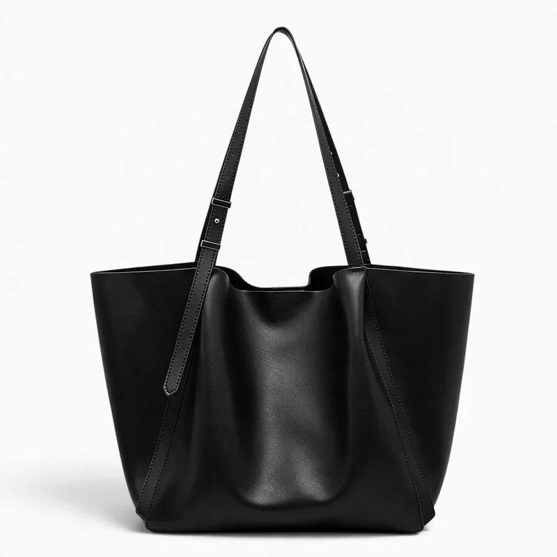Grand Sac Femme Cuir Souple Élégant