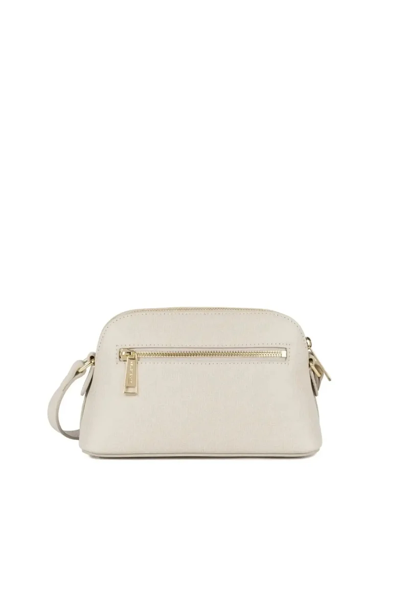 Lancaster Sac demi lune Zippé S Sierra Jia Ivoire
