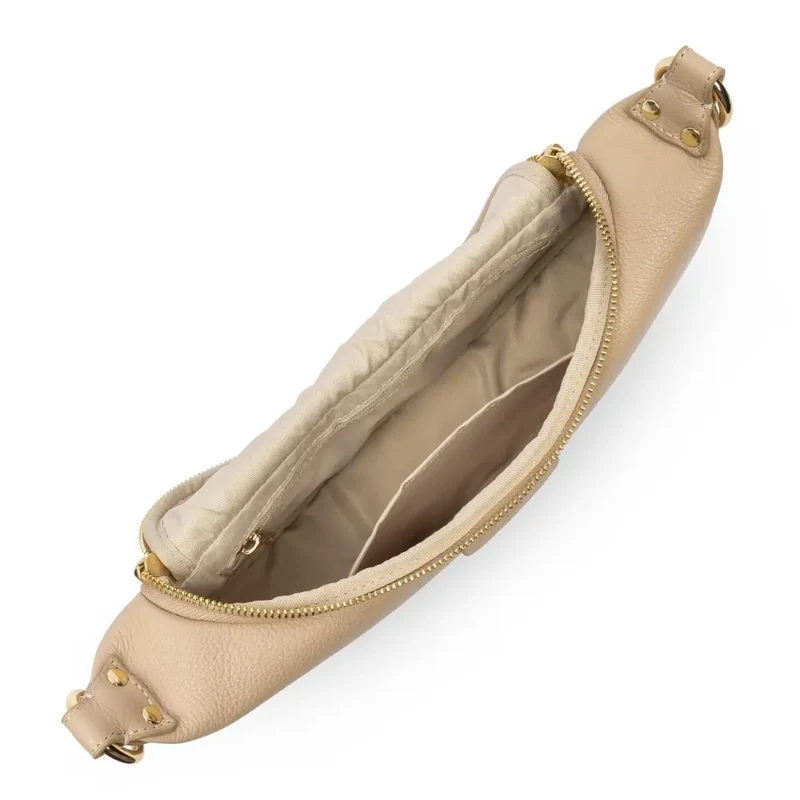 Lancaster Sac banane Zippé Dune Beige foncé