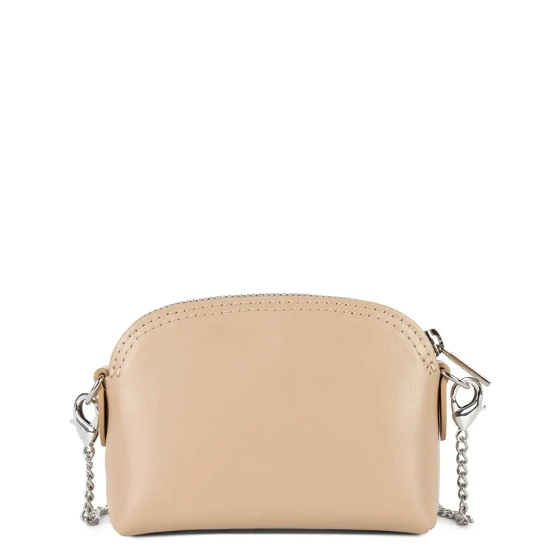 Lancaster Porte monnaie cuir Paris PM Beige foncé