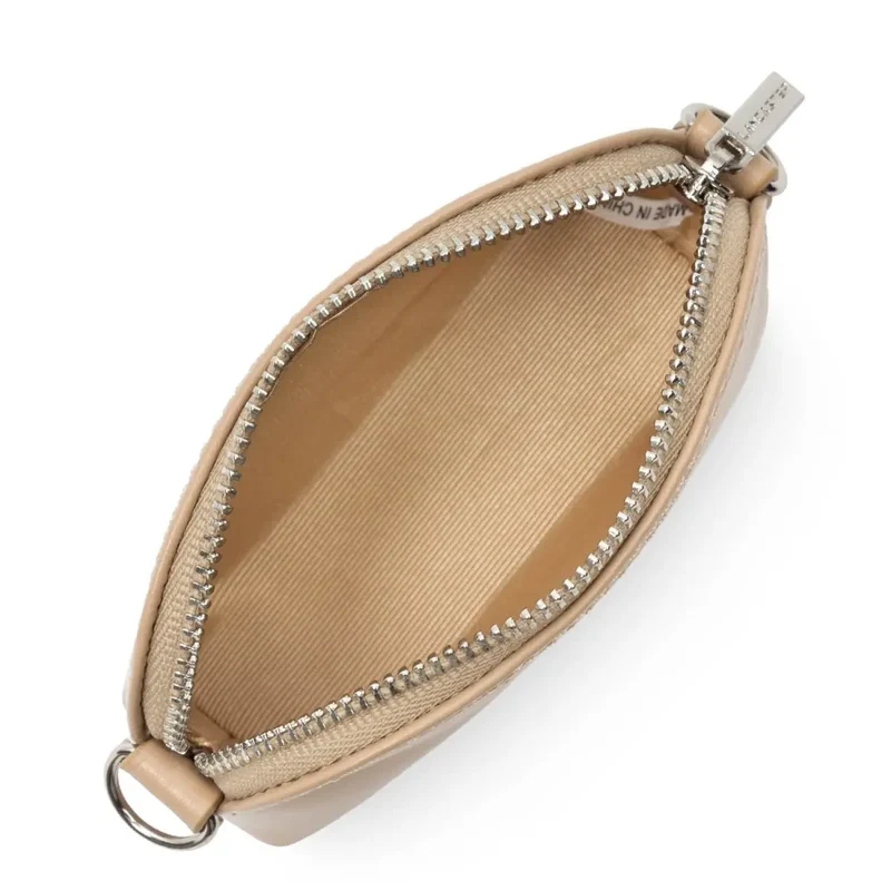 Lancaster Porte monnaie cuir Paris PM Beige foncé