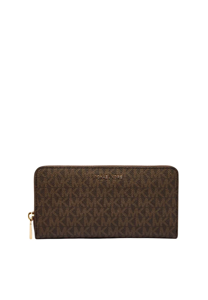 Michael Kors Portefeuille Continental Jet Set Slim Marron