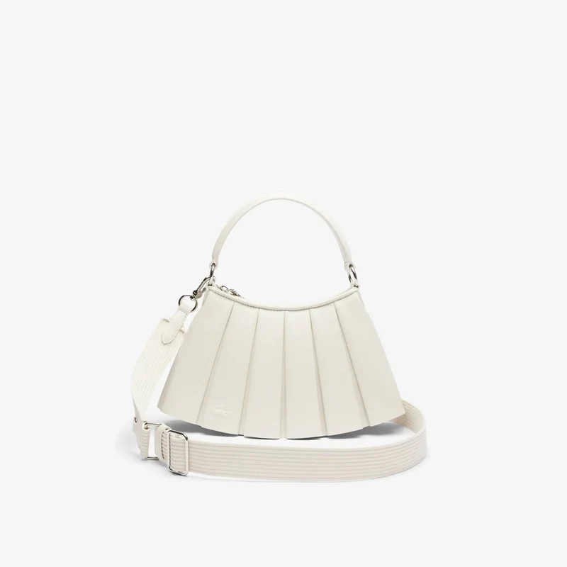 Lacoste Petit sac Lenglen Défilé en cuir - Cristalline