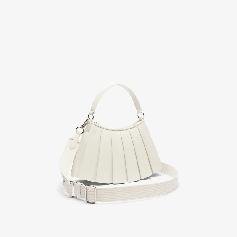 Lacoste Petit sac Lenglen Défilé en cuir - Cristalline