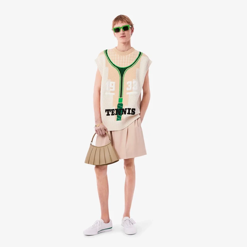 Lacoste Petit sac Lenglen Défilé en cuir - Viennois